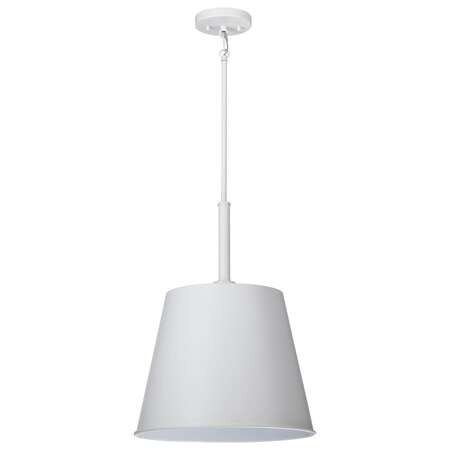 Nuvo Alexis 1-Light Large Pendant - Matte White Finish 60/7948